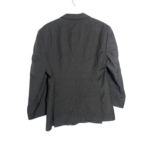 Mantoni Mens Gray 100% Virgin Wool Suit Jacket Blazer Italy Super 140s Size 44 - Picture 2 of 14